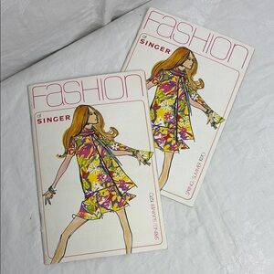 Vintage 1970 Spring/Summer Fashion Booklets from Singer